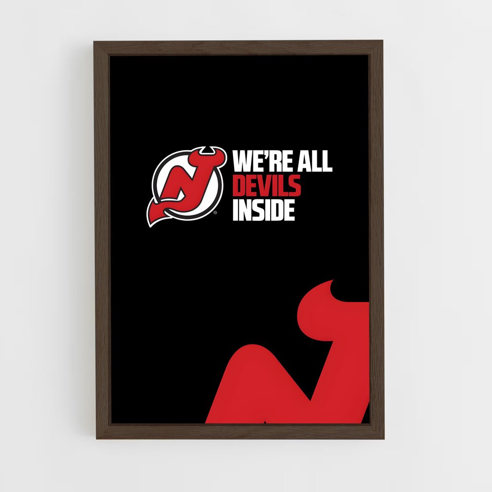 Poster Esprit Démoniaque – affiche Hockey sur glace (vue 5)